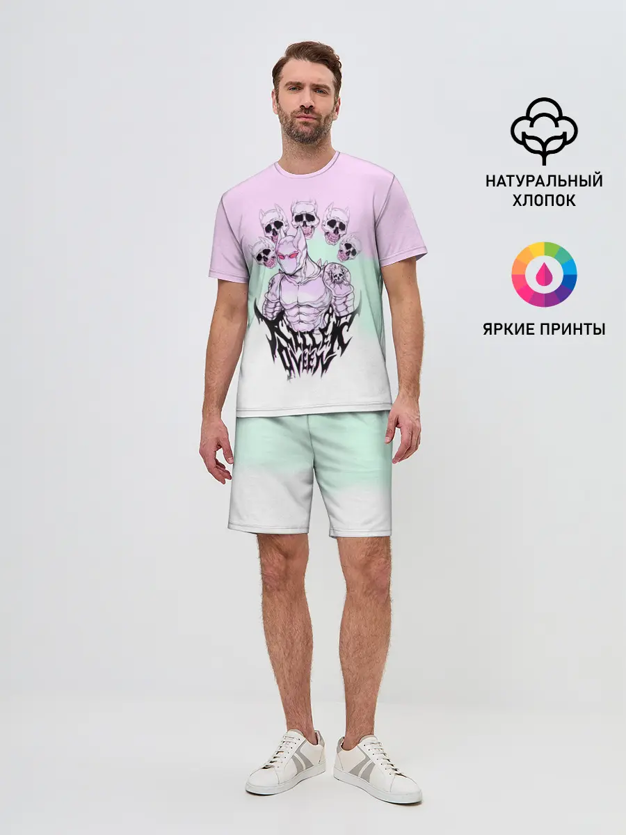 Мужской костюм с шортами / KILLER QUEEN 5 черепов