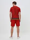 Мужской костюм с шортами / Красный качок