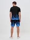 Мужской костюм с шортами / Синий Огонь