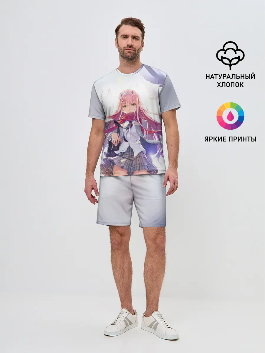 Мужской костюм с шортами / Ноль два арт