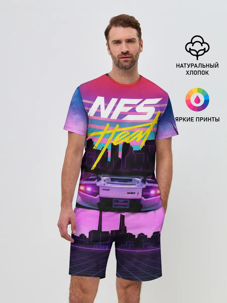 Мужской костюм с шортами / Need For Speed Heat