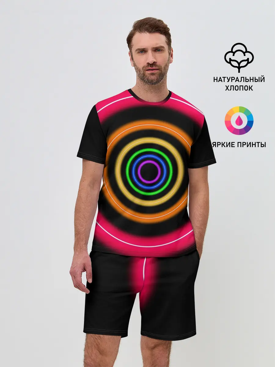 Мужской костюм с шортами / Neon