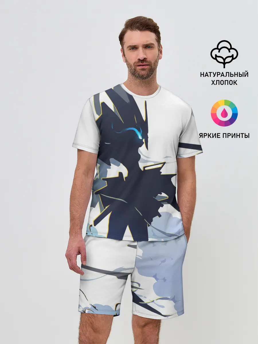 Мужской костюм с шортами / Darling абстрация