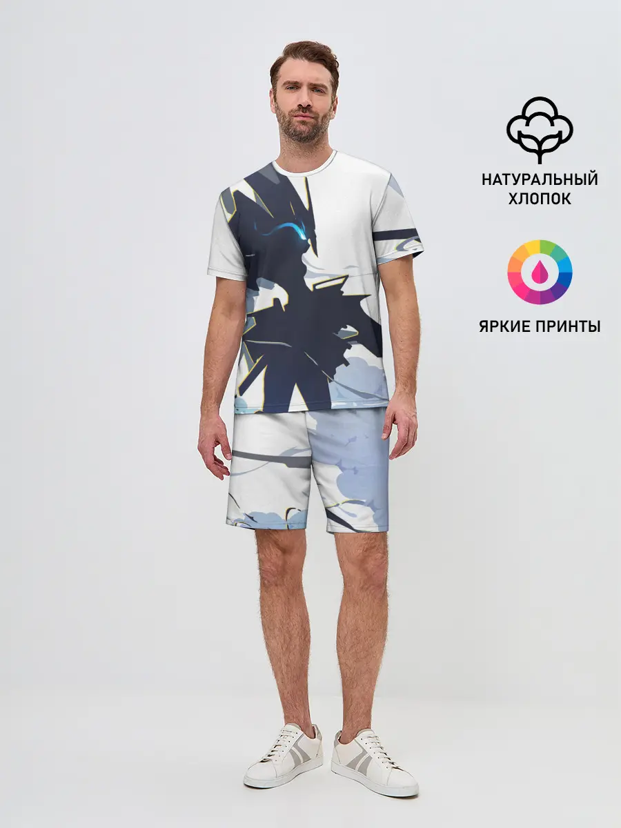 Мужской костюм с шортами / Darling абстрация