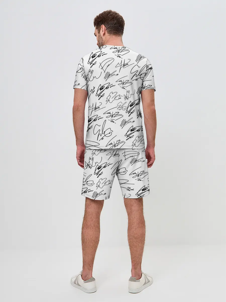 Мужской костюм с шортами / EXO BAND АВТОГРАФЫ