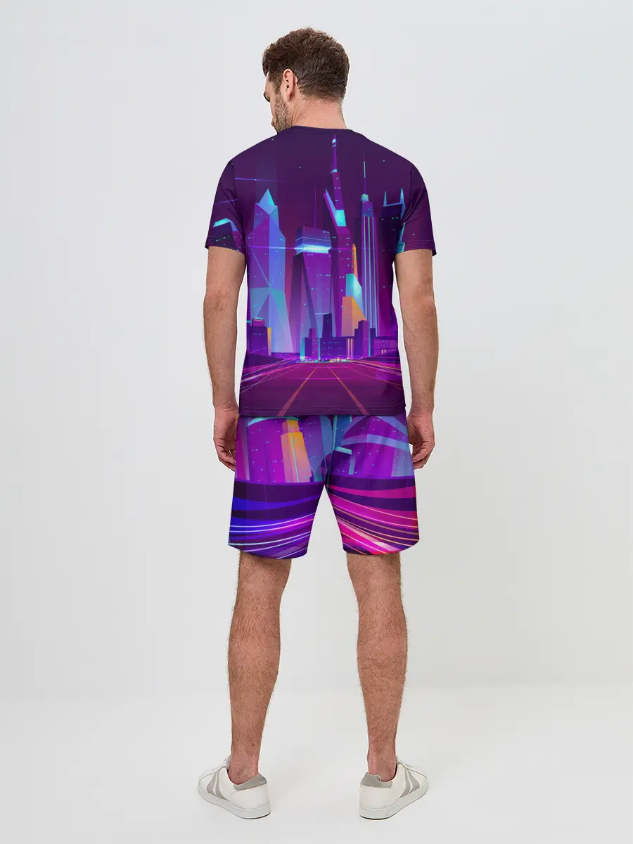 Мужской костюм с шортами / НЕОНОВЫЙ ГОРОД