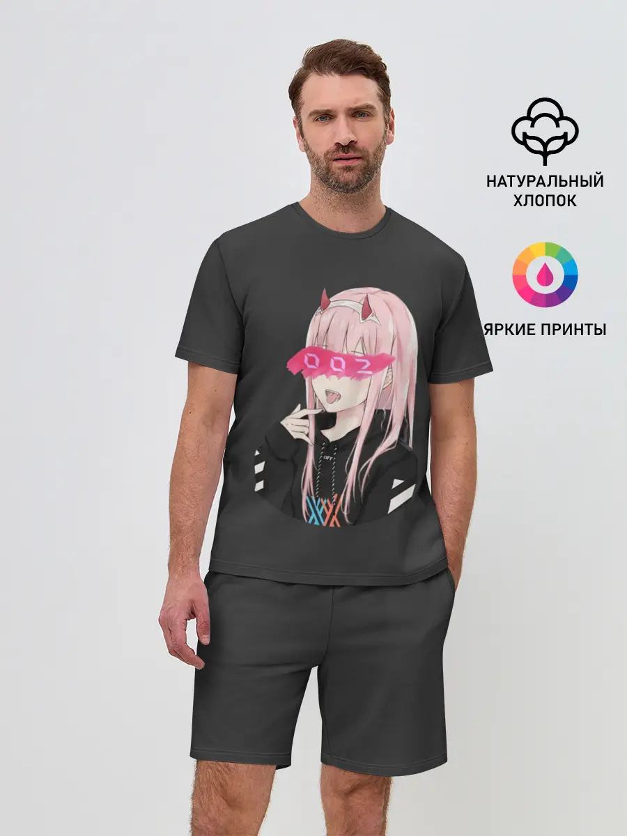 Мужской костюм с шортами / Zero Two