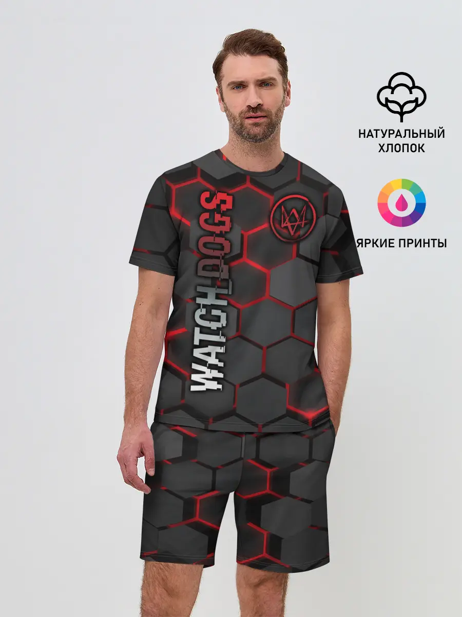 Мужской костюм с шортами / WATCH DOGS