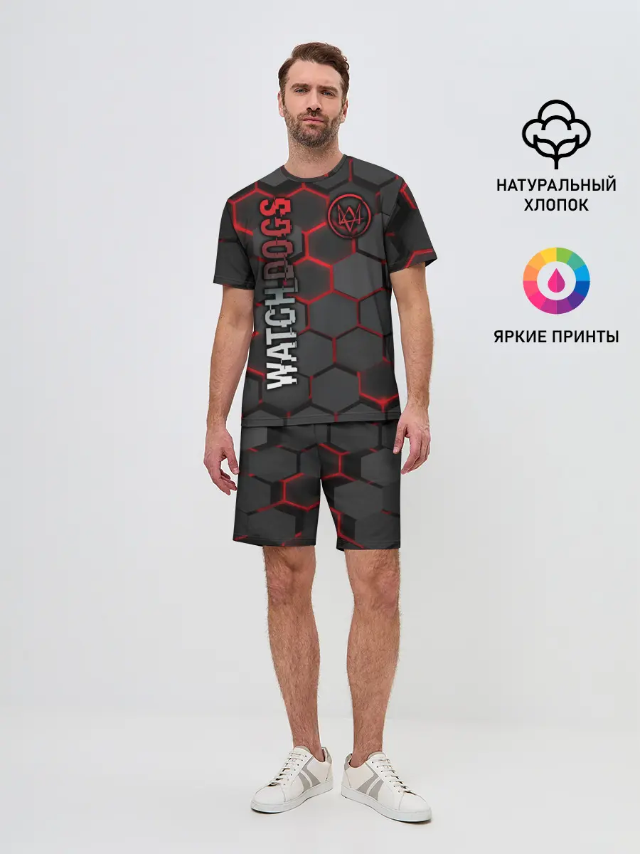 Мужской костюм с шортами / WATCH DOGS