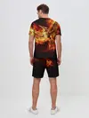 Мужской костюм с шортами / Феникс в огне
