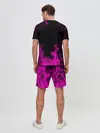 Мужской костюм с шортами / KILLER QUEEN розовое пламя