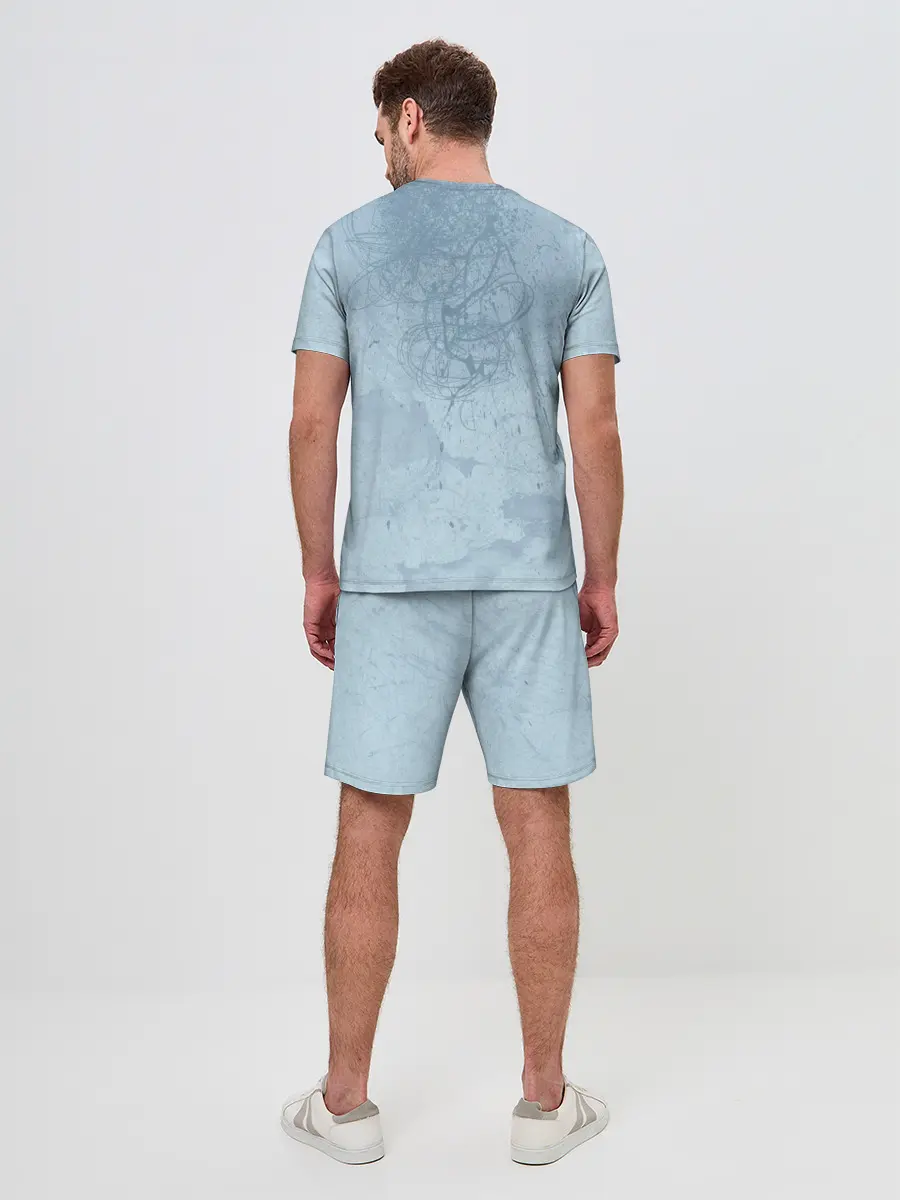 Мужской костюм с шортами / три сноуборда