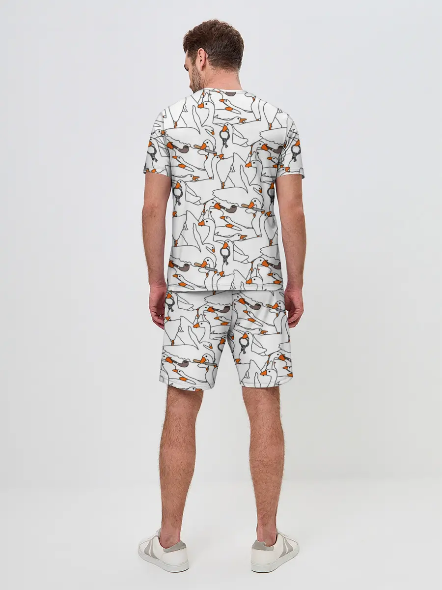 Мужской костюм с шортами / Злой гусь