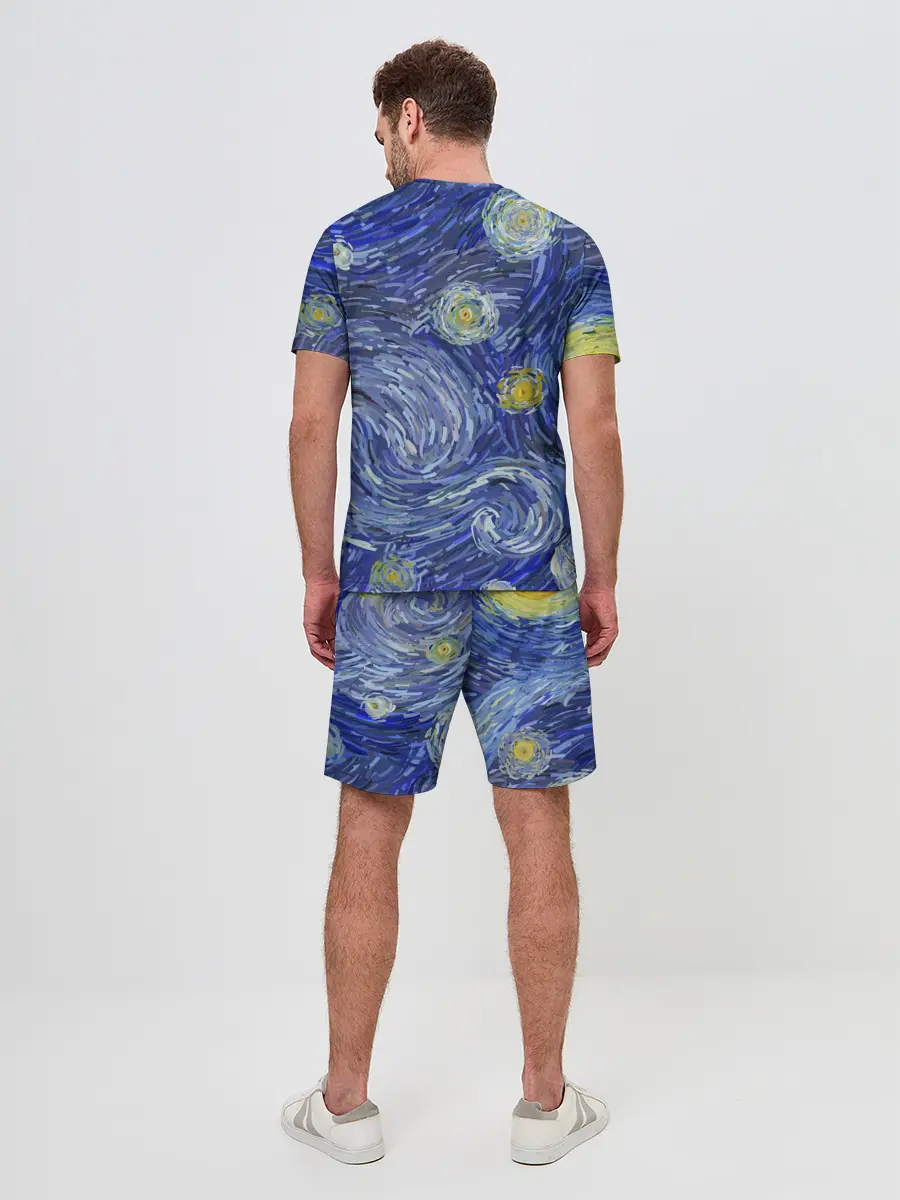 Мужской костюм с шортами / Полотно ван Гога