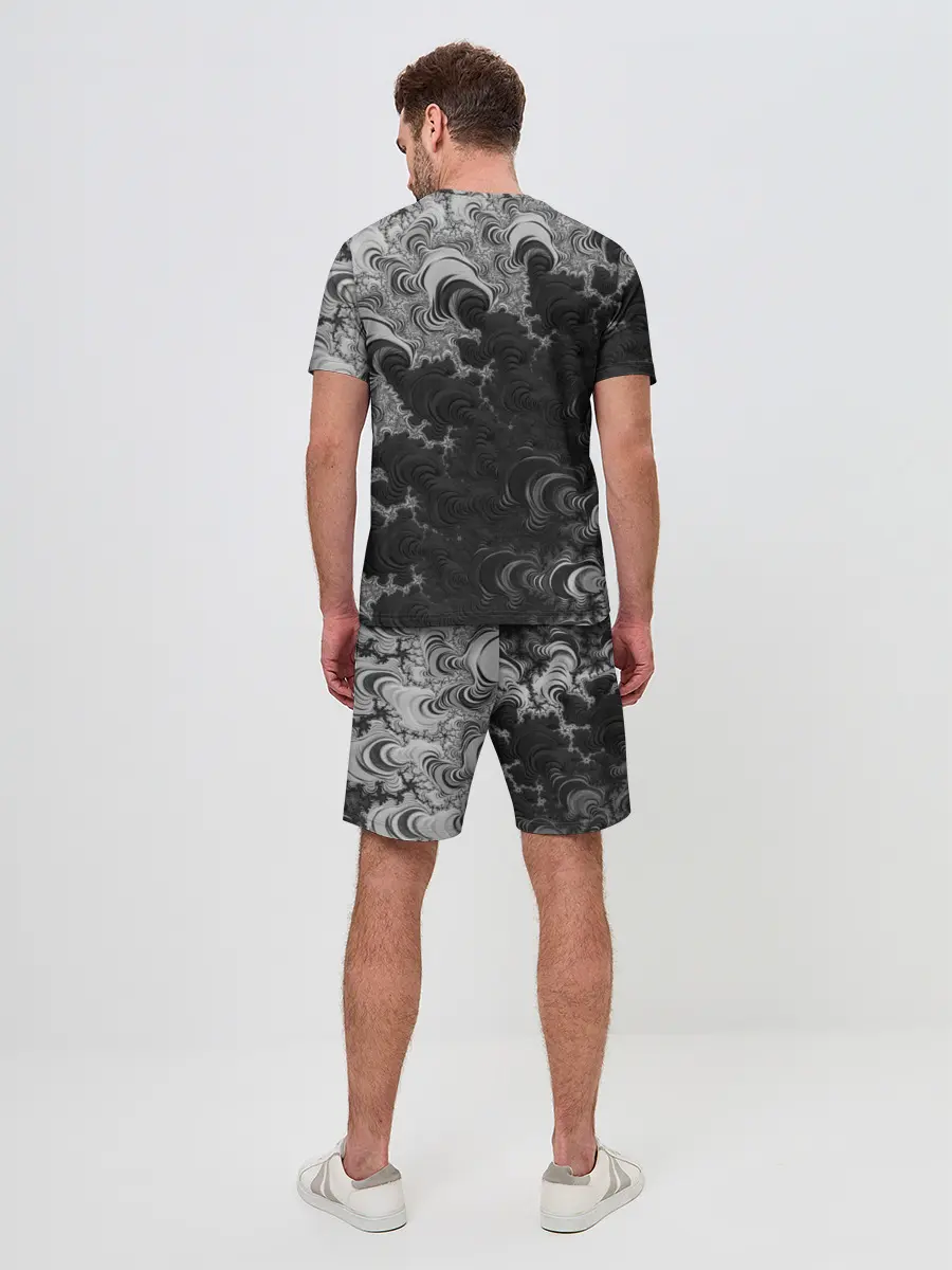 Мужской костюм с шортами / Абстракция