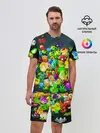 Мужской костюм с шортами / Plants vs. Zombies