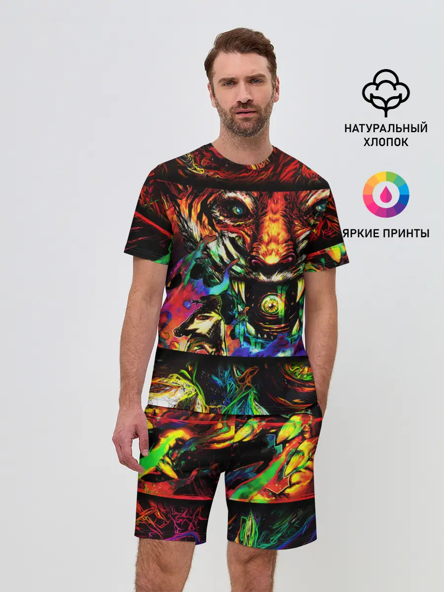 Мужской костюм с шортами / HOTLINE MIAMI