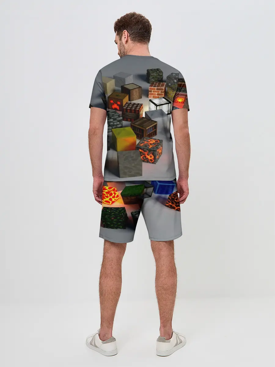 Мужской костюм с шортами / MINECRAFT BLOX