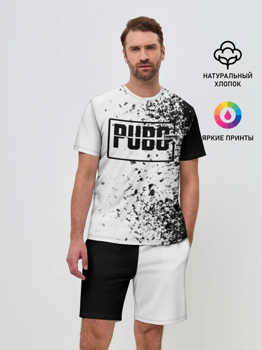 Мужской костюм с шортами / PUBG.