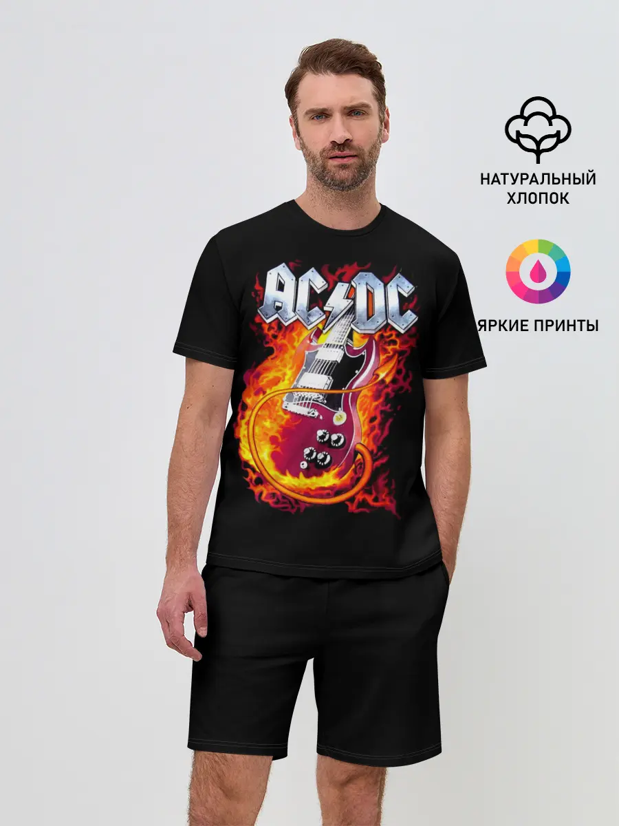 Мужской костюм с шортами / AC/DC