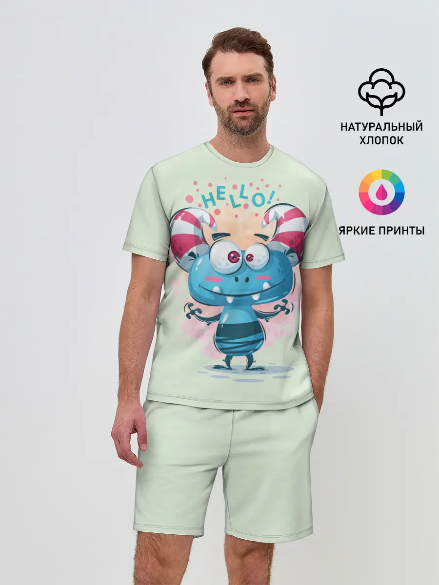 Мужской костюм с шортами / HELLO