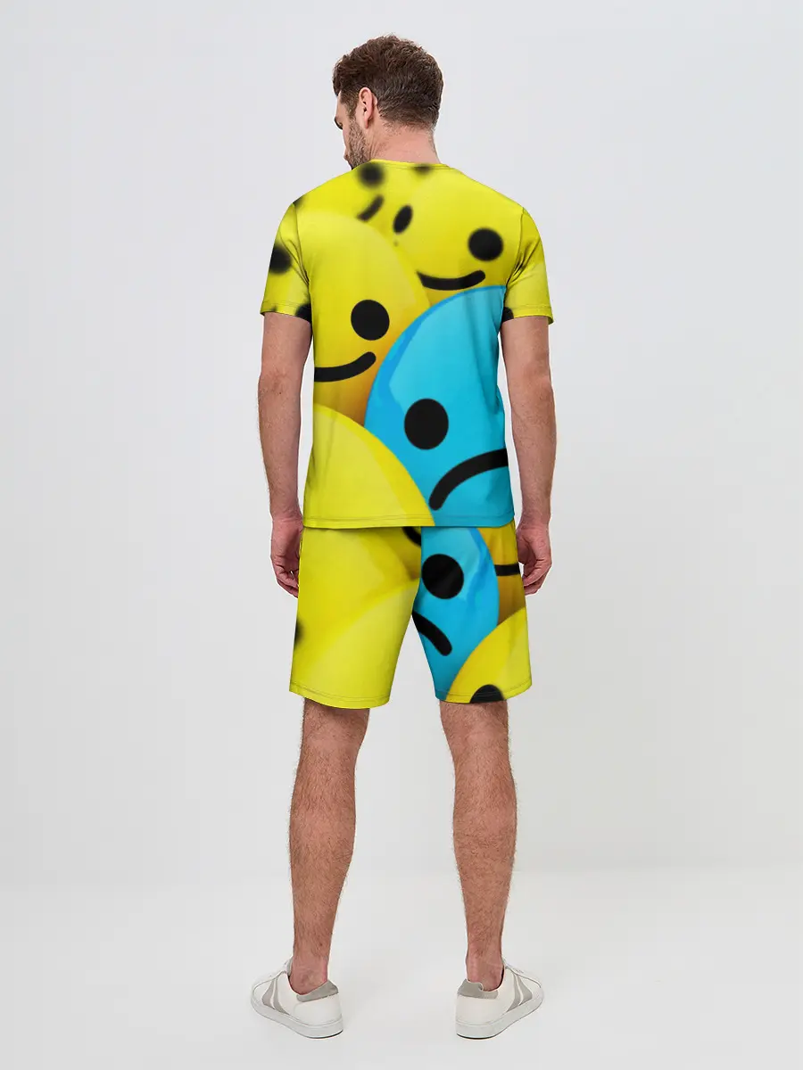 Мужской костюм с шортами / СМАЙЛИКИ