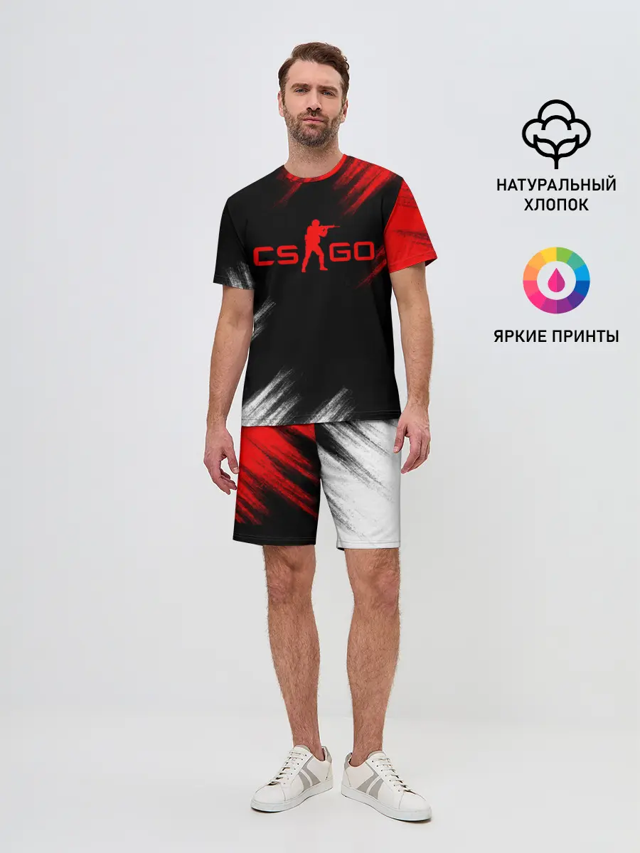 Мужской костюм с шортами / Counter Strike