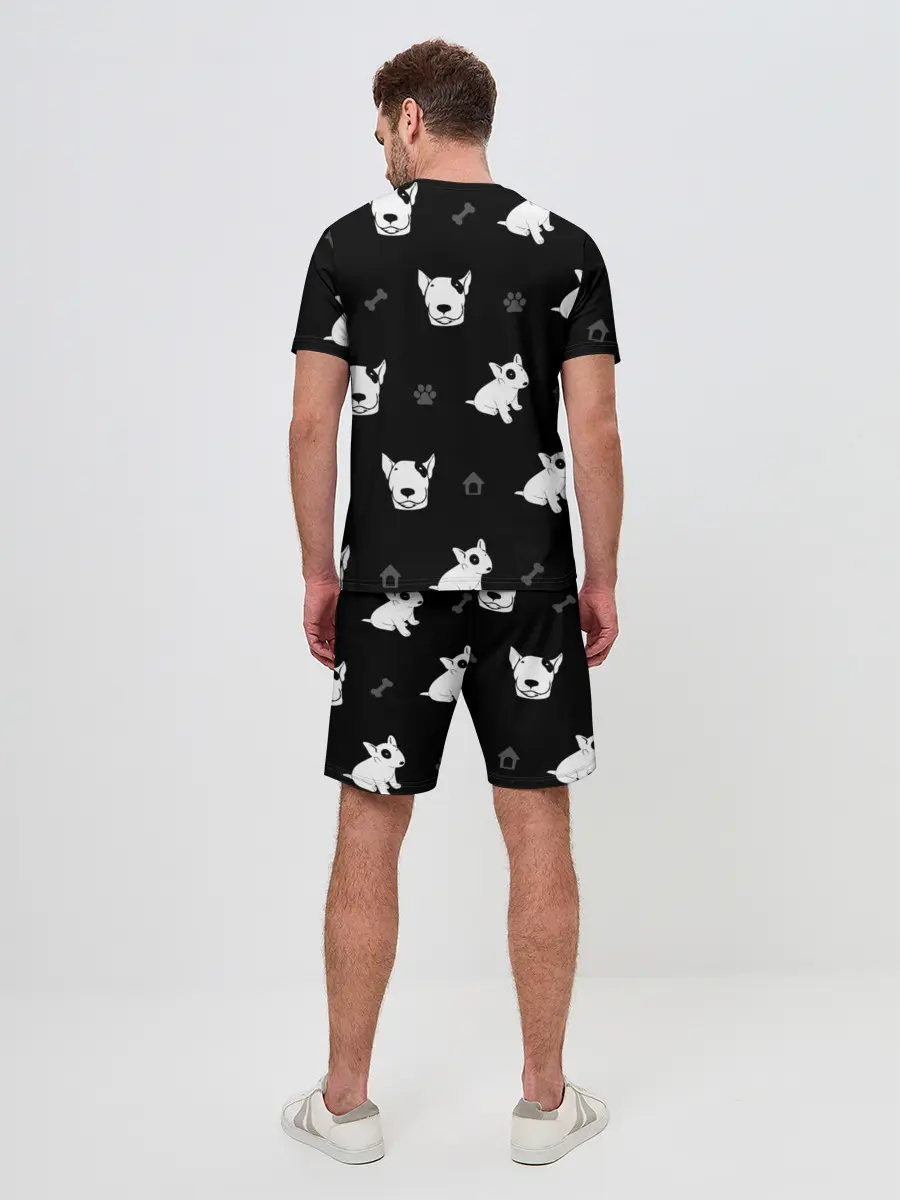 Мужской костюм с шортами / Английский бультерьер