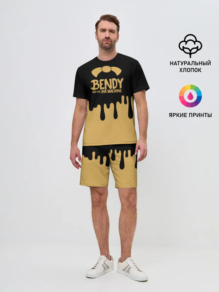 Мужской костюм с шортами / Bendy And The Ink Machine