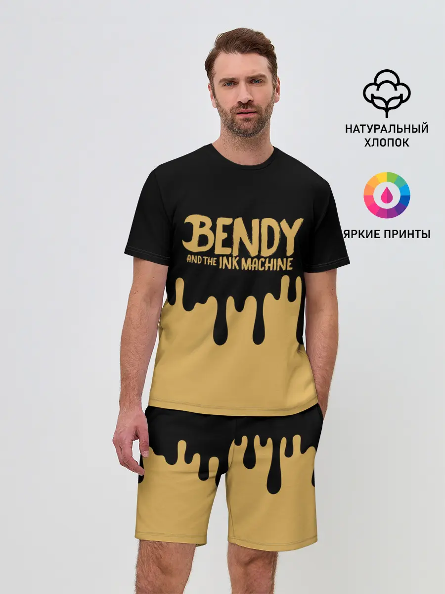 Мужской костюм с шортами / Bendy And The Ink Machine