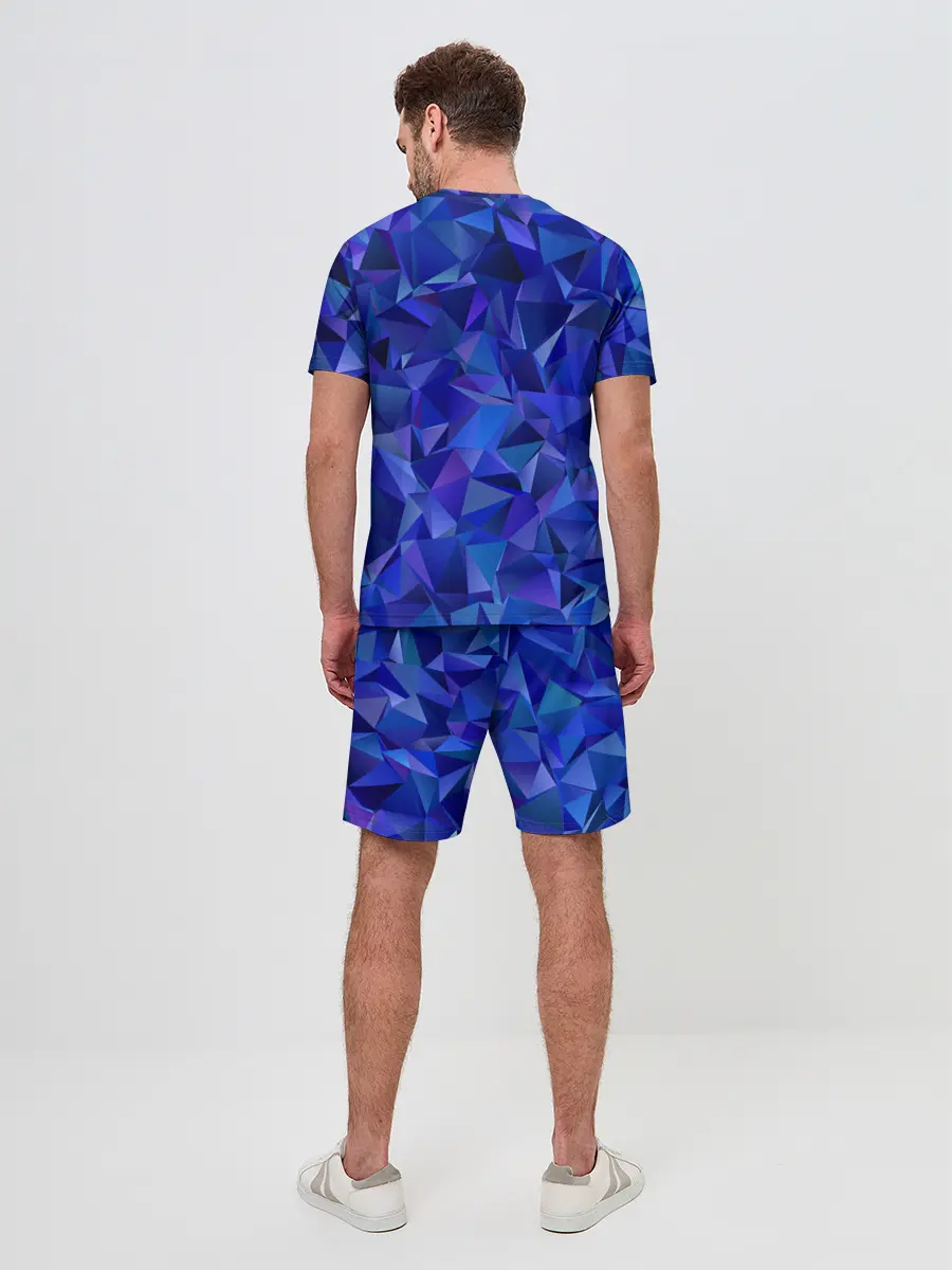 Мужской костюм с шортами / НЕОНОВЫЕ КРИСТАЛЫ