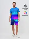 Мужской костюм с шортами / ABSTRACT NEON