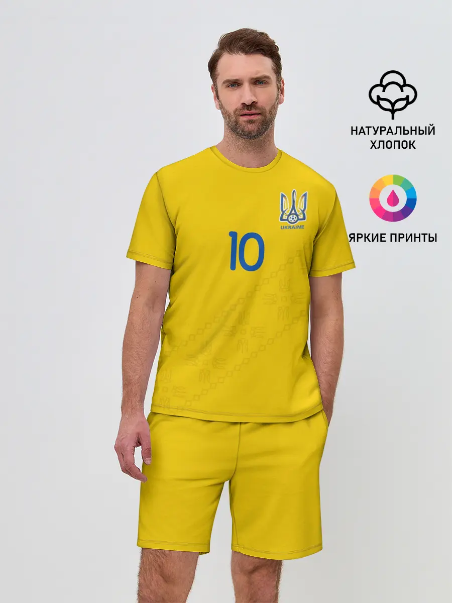 Мужской костюм с шортами / konoplyanka home 19-20