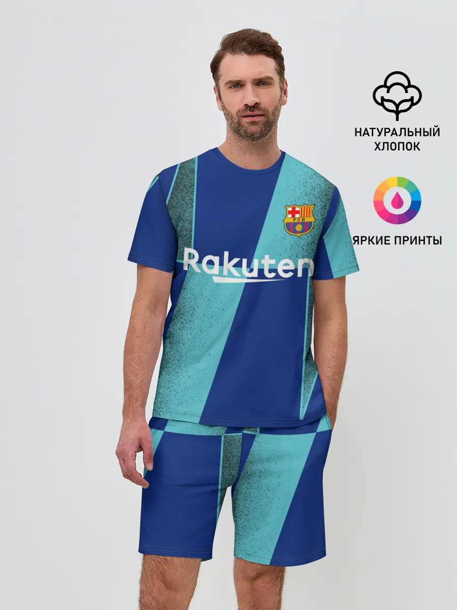 Мужской костюм с шортами / Barcelona PreMatch kit