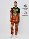 Мужская пижама с брюками / Time to chill in fire