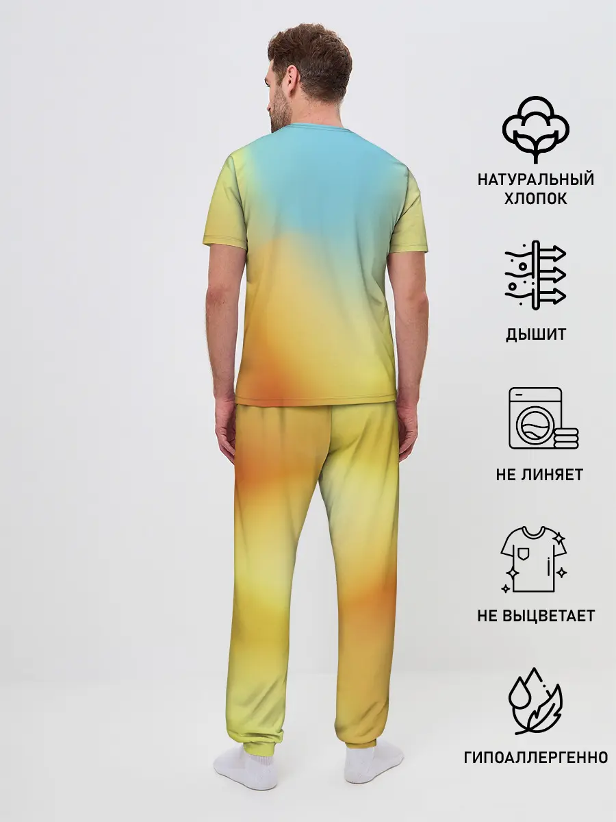 Мужская пижама с брюками / Толк из меня вышел