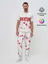 Мужская пижама с брюками / Dexter logo Декстер брызги крови