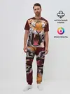 Мужская пижама с брюками / Тигр красавчик сердится