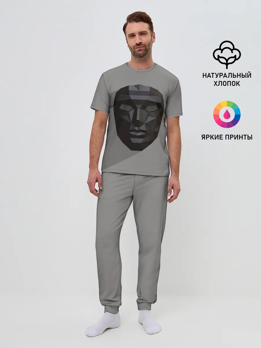 Мужская пижама с брюками / ИГРА В КАЛЬМАРА РАСПОРЯДИТЕЛЬ | SQUID GAME