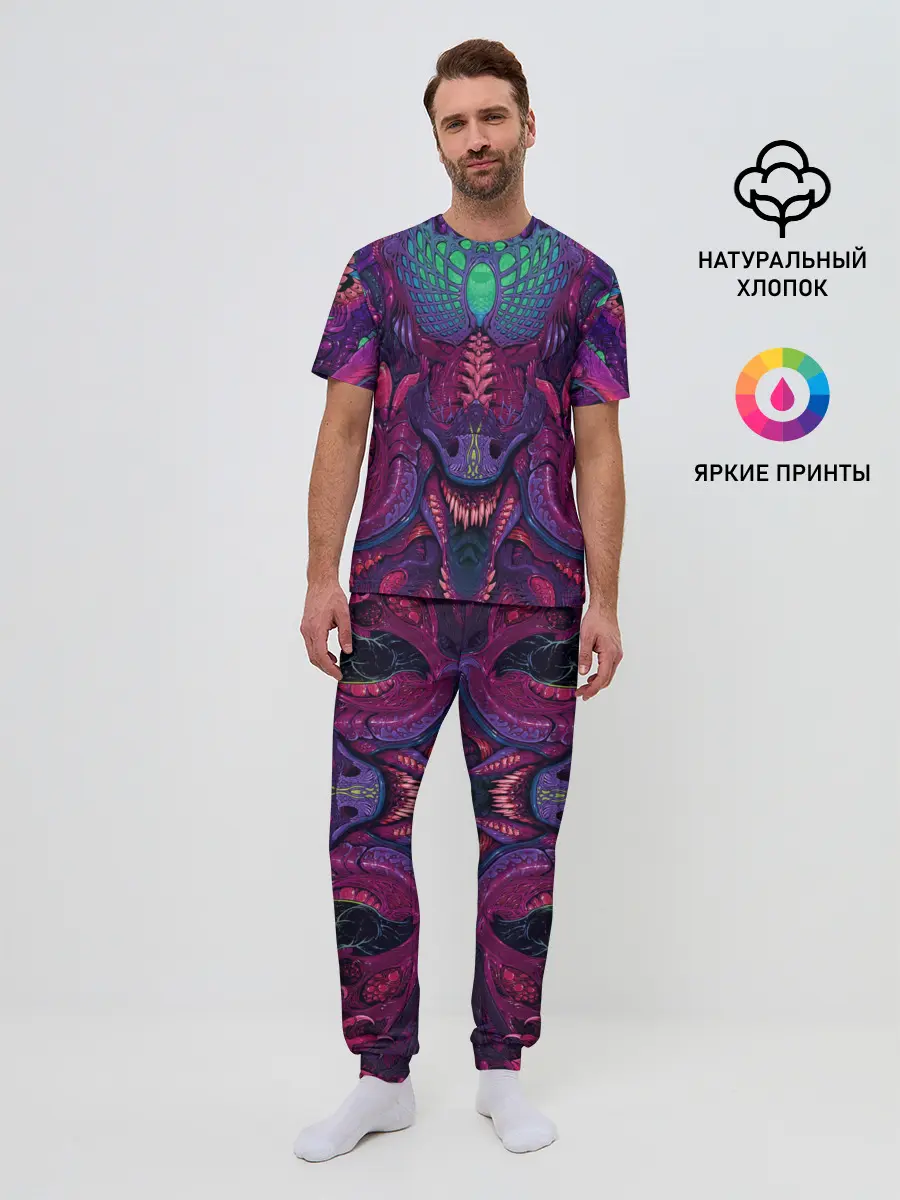 Мужская пижама с брюками / Скоростная тварь
