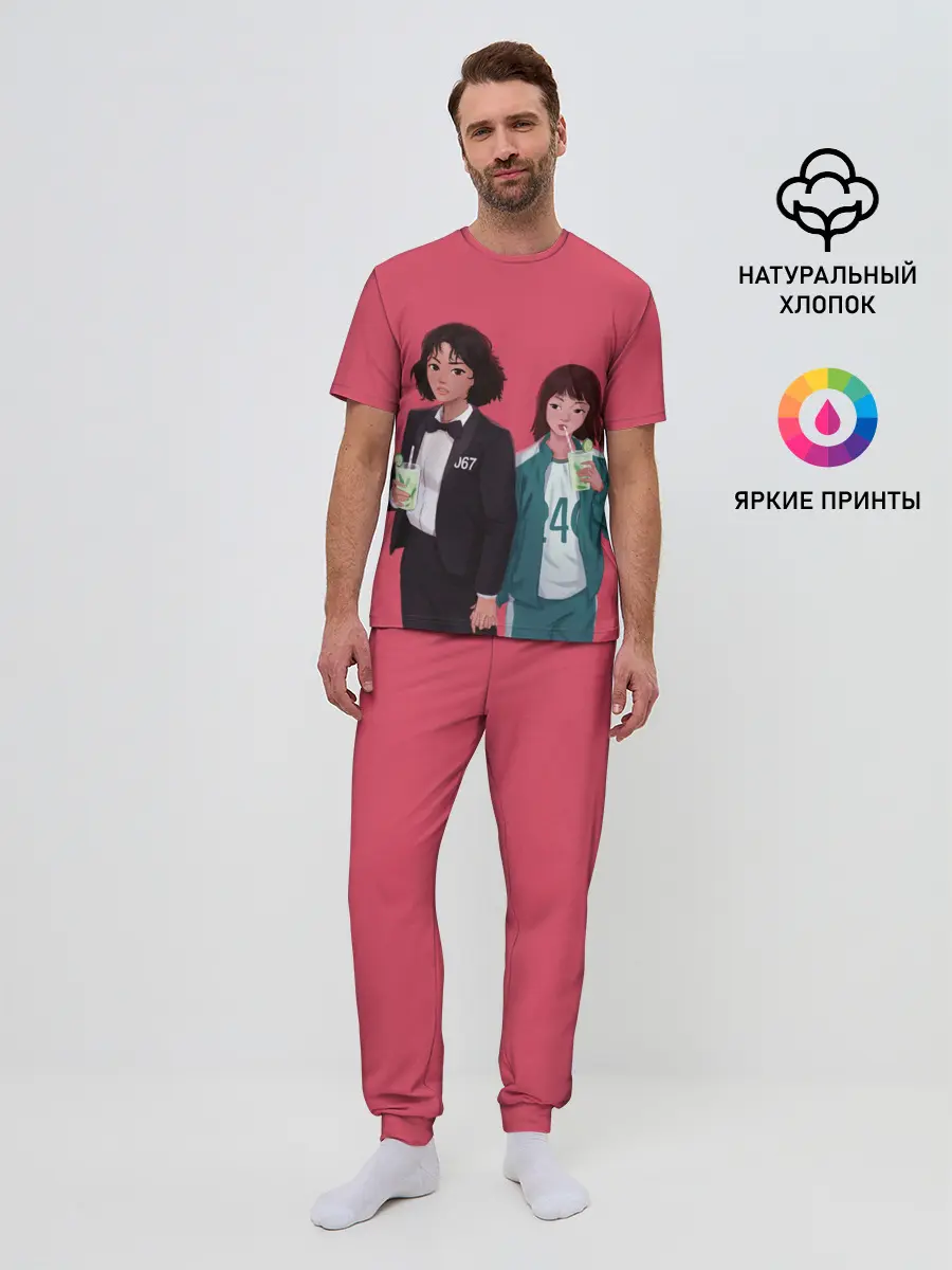 Мужская пижама с брюками / Милахи 067 и 240