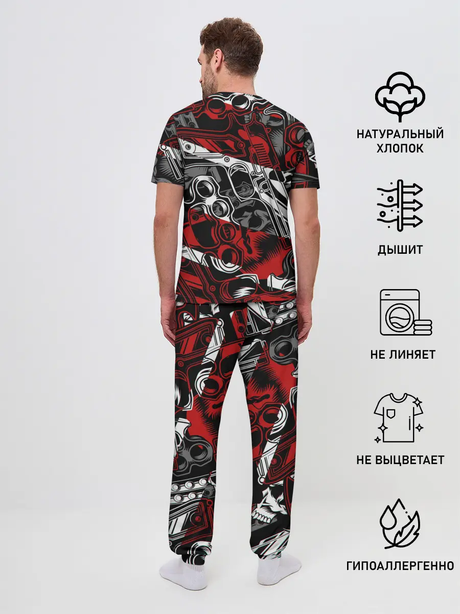 Мужская пижама с брюками / Оружейный барон