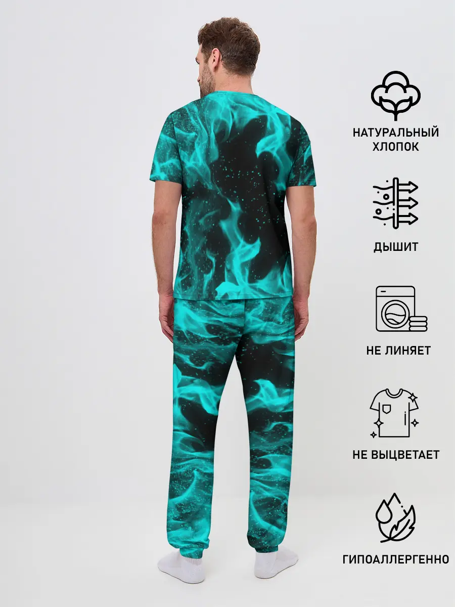 Мужская пижама с брюками / Кан Сэ Бёк 3D ART | 067