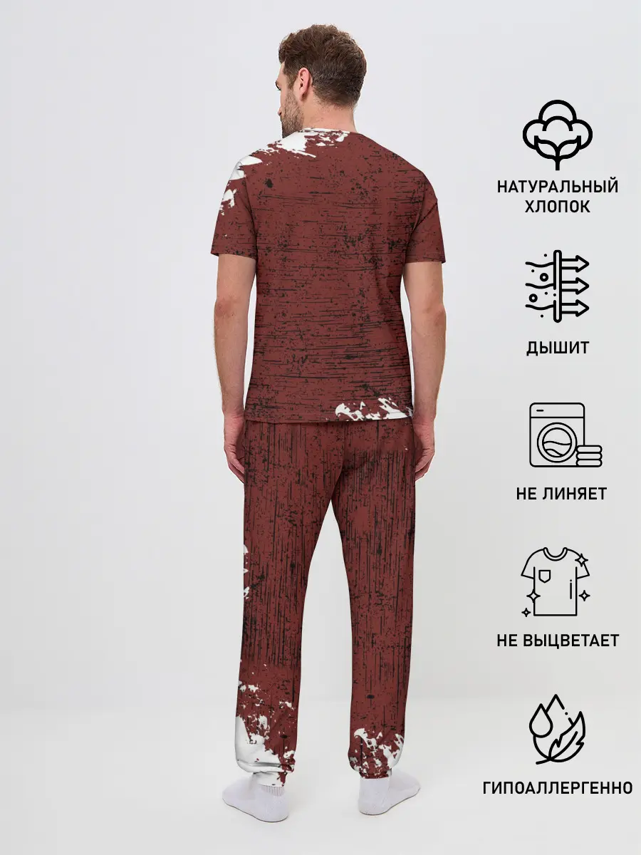 Мужская пижама с брюками / Слипкнот Гранж | Slipknot Rock Goat