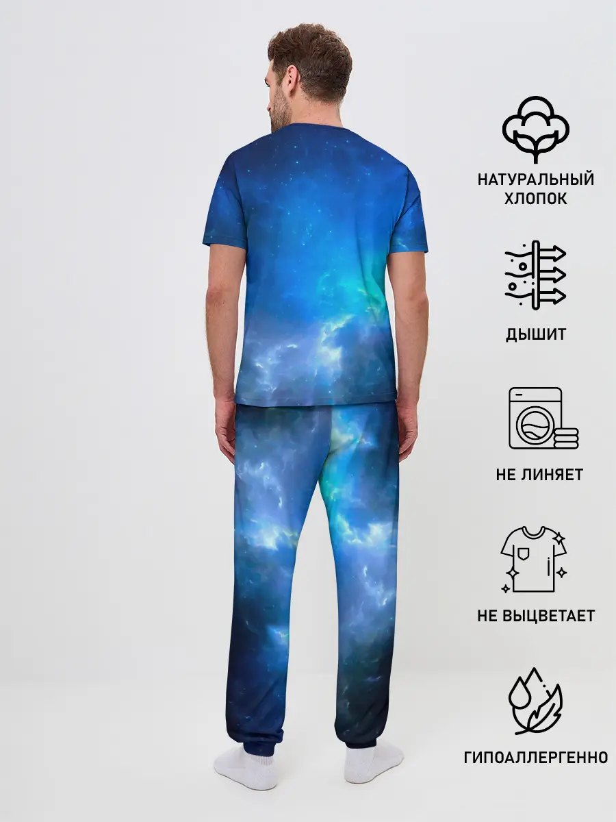 Мужская пижама с брюками / 30 Seconds to Mars космос