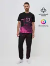 Мужская пижама с брюками / ИГРА В КАЛЬМАРА НЕОН, СТРАЖ КВАДРАТ 029