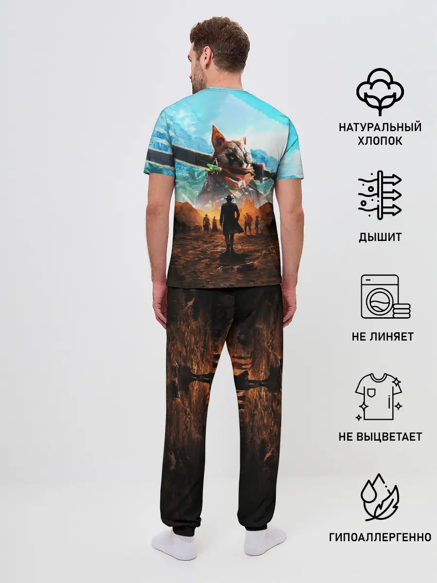 Мужская пижама с брюками / Biomutant | Биомутант