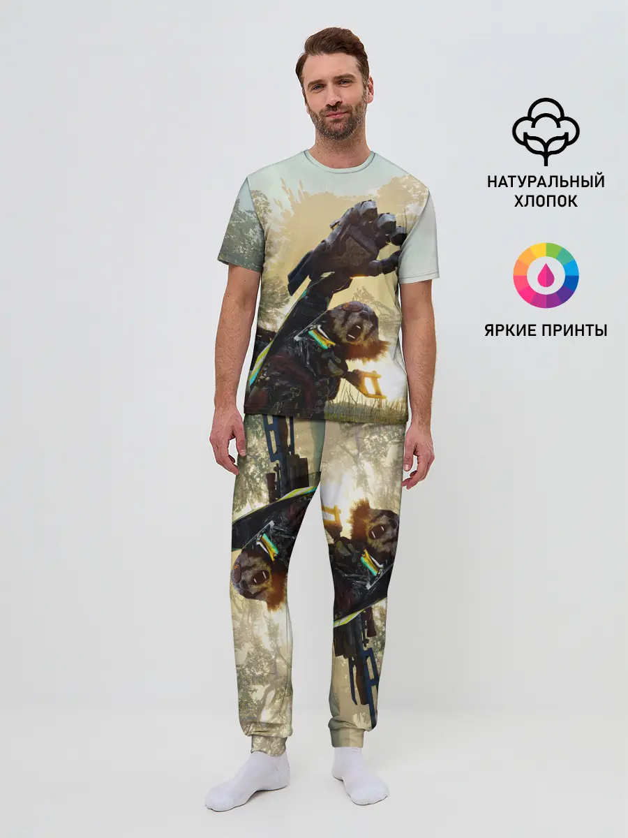 Мужская пижама с брюками / Biomutant | Биомутант рука