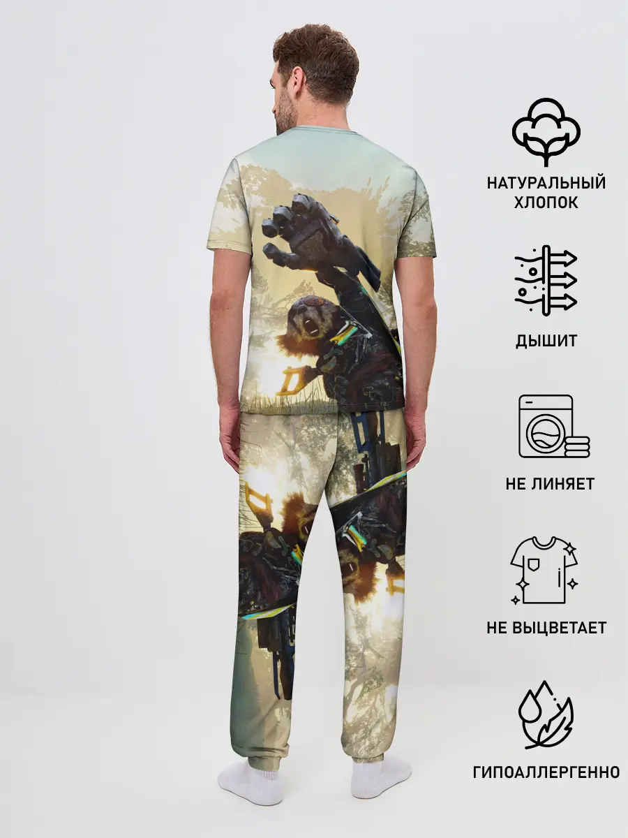 Мужская пижама с брюками / Biomutant | Биомутант рука