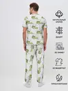 Мужская пижама с брюками / Зеленый чай